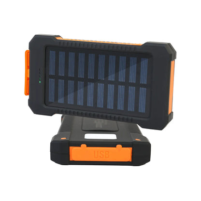 Solar Power Portable Outdoor Fast Charging Battery /Flashlight for Iphone & Android