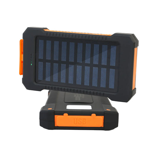 Solar Power Portable Outdoor Fast Charging Battery /Flashlight for Iphone & Android
