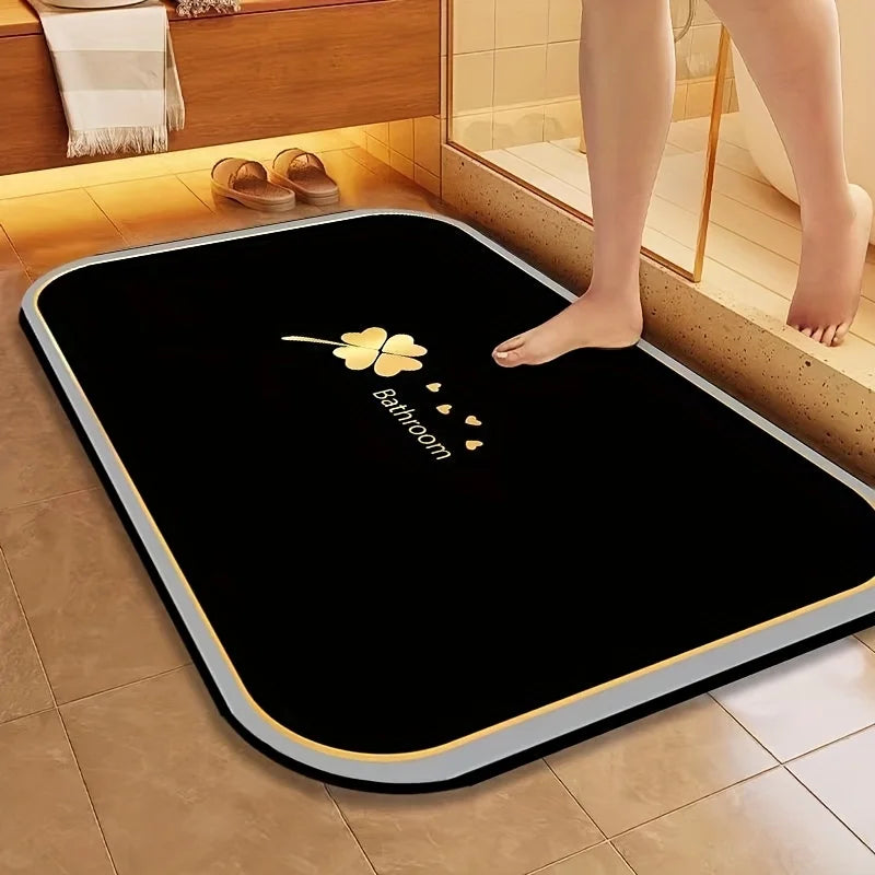 Quick Dry ,Super Absorbent, Non-slip Bath Mat