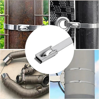 Stainless Steel Cable Ties w/Quantity & Size Choice