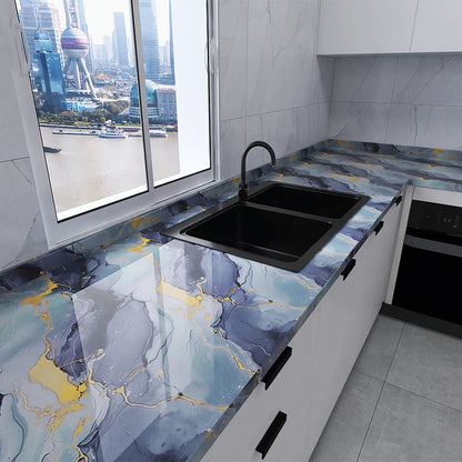 Suitable for kitchen self-adhesive  pvc counter top replacement