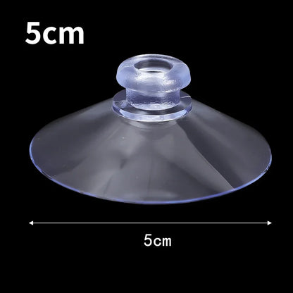5-20 Piece Clear Suction Cup Wall Hooks