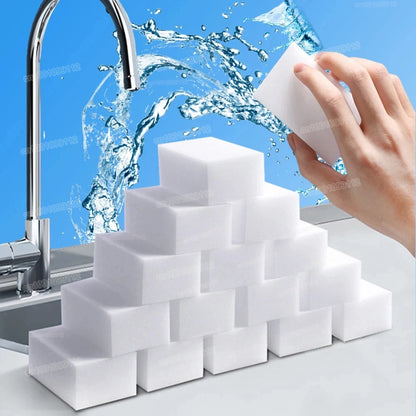 10/20/50/100Pcs Sponge Cleaner for Kitchen & Bathroom