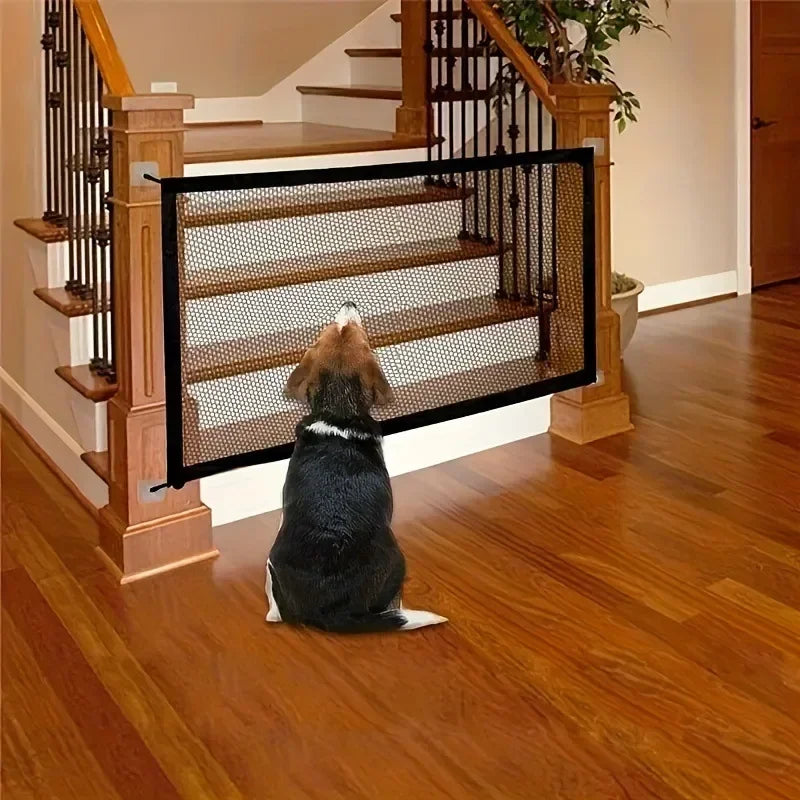 Dog Barrier Fence. Pet Security Gate for Indoor Outdoor