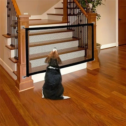 Dog Barrier Fence. Pet Security Gate for Indoor Outdoor