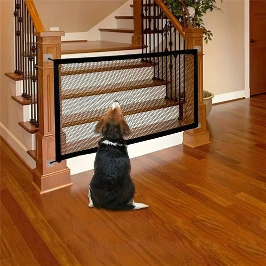 Dog Barrier Fence. Pet Security Gate for Indoor Outdoor