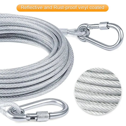 Double Cleat Dog Tie Out Cable