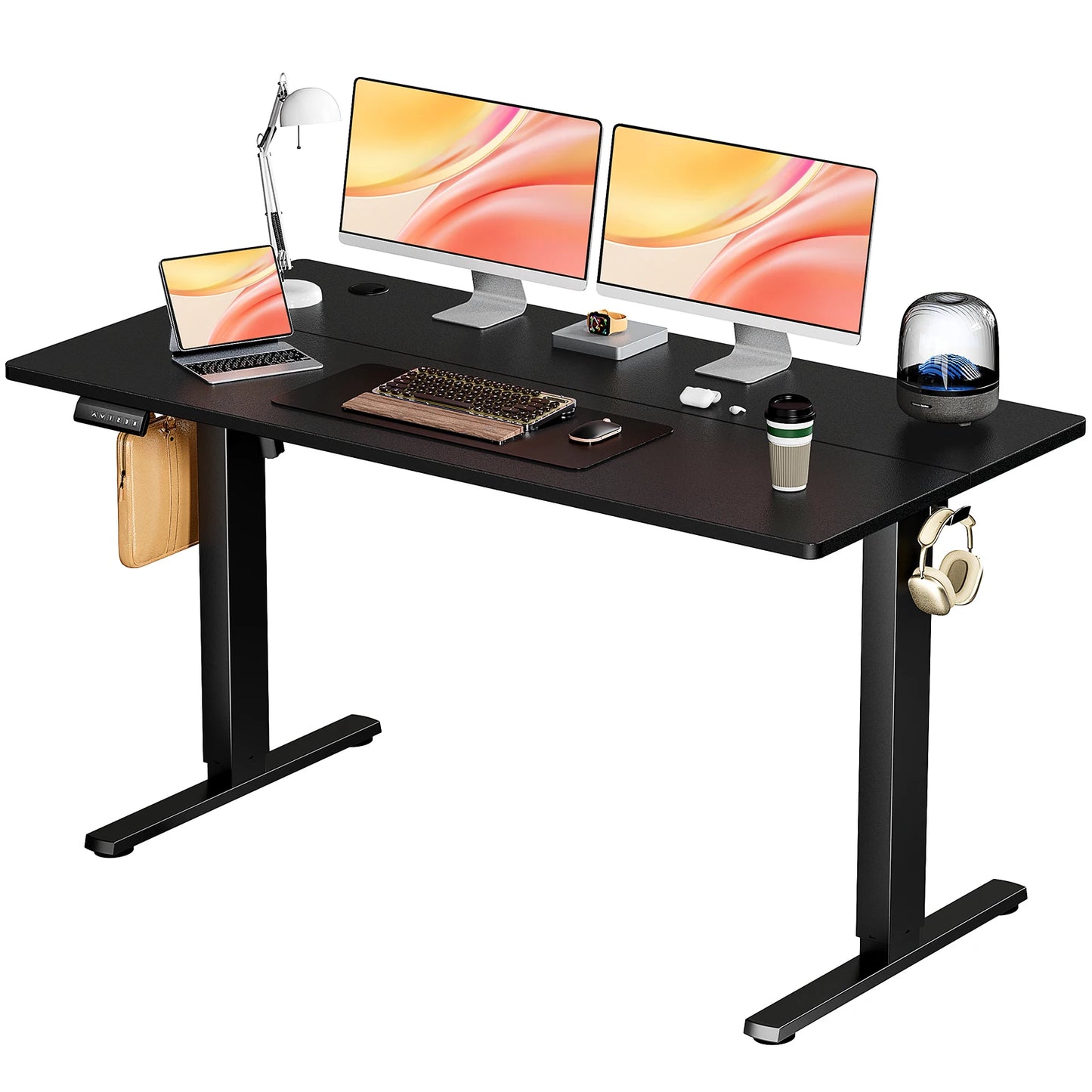 Electric Standing Desk, Height Adjustable 55x24"