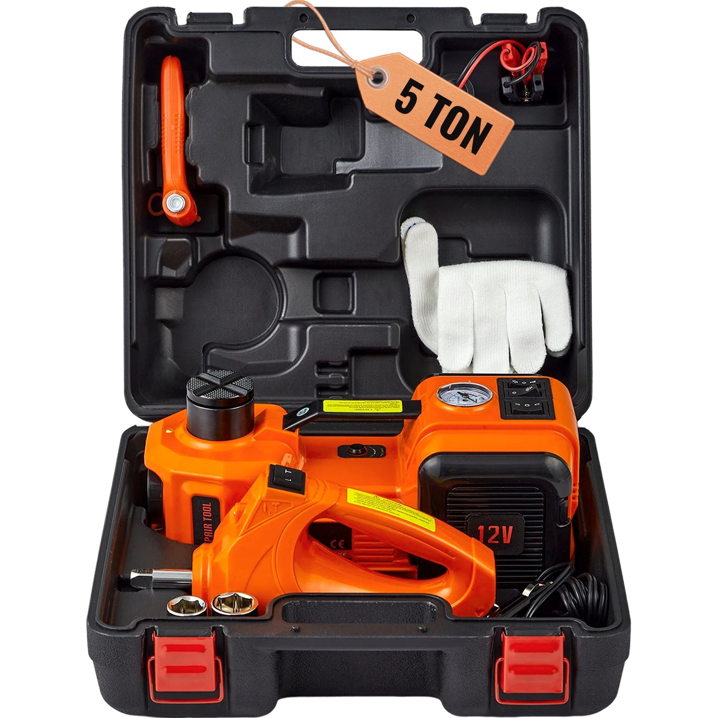 5T Electric Hydraulic Jack with Electric Impact Wrench