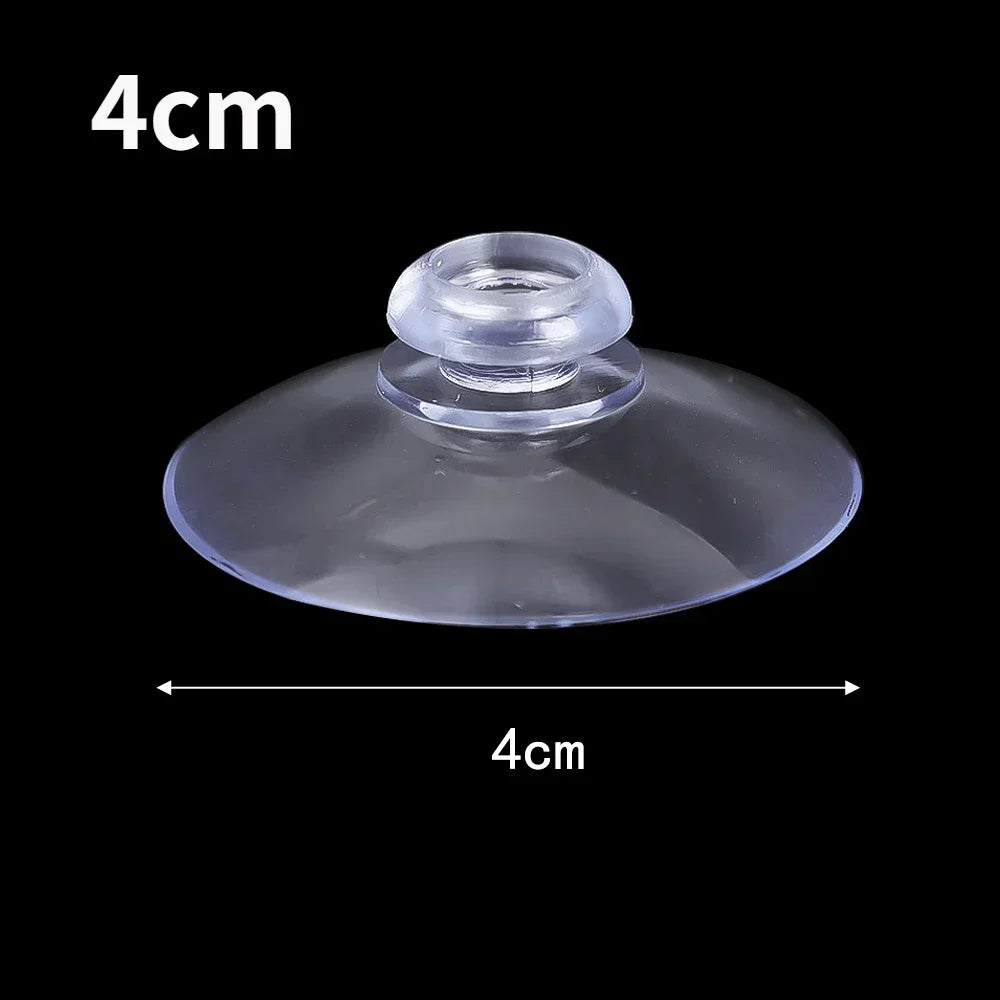 5-20 Piece Clear Suction Cup Wall Hooks