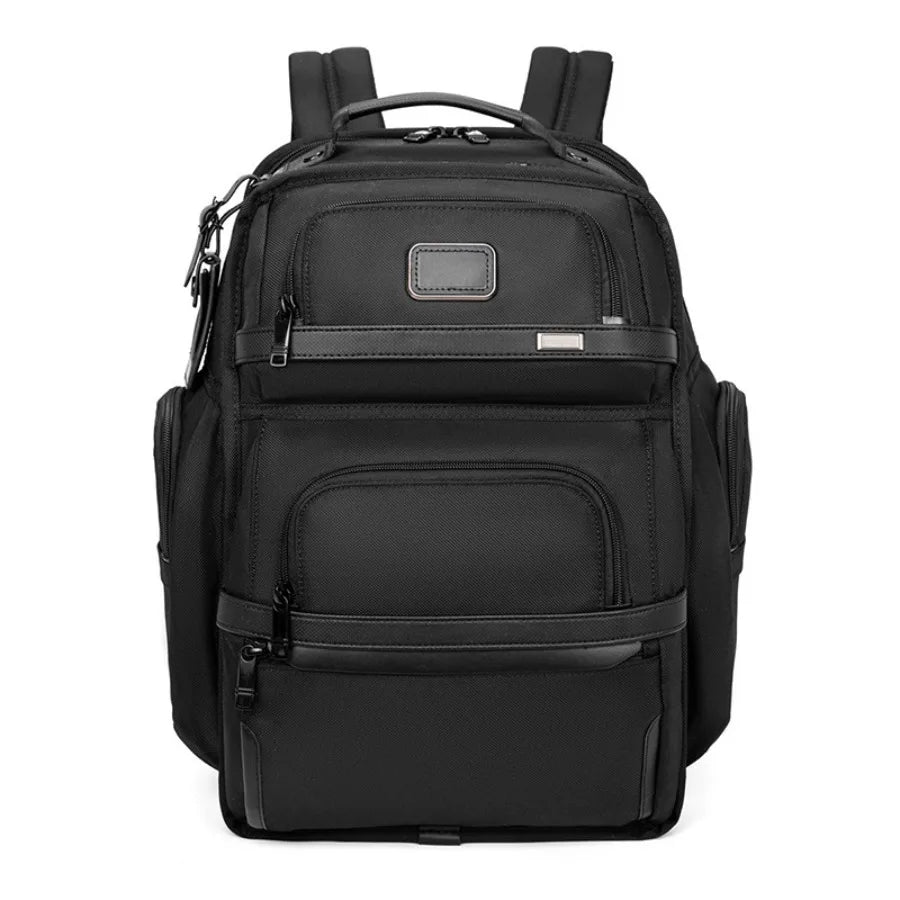 Black Multi-Pocket Business Laptop Backpack