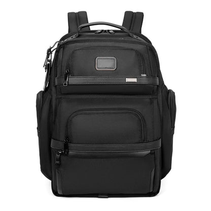 Black Multi-Pocket Business Laptop Backpack
