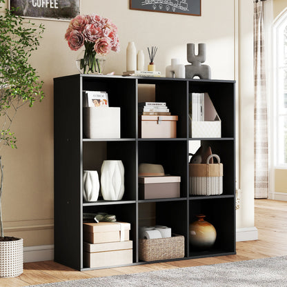 8 or 9 Cube Wooden Storage Organizer