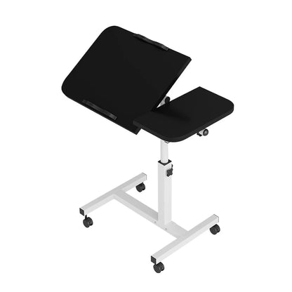 Overbed Table With Wheels, Adjustable Height