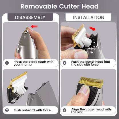 Cordless Pet Hair Clipper Kit for Dogs & Cats