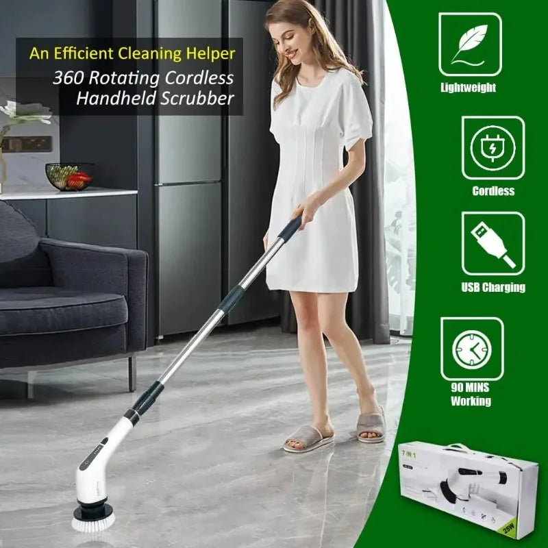 Multifunctional Electric Rotating Cleaning Brush