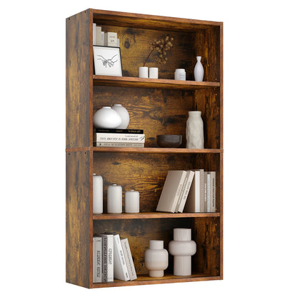 3-4 Tier Wooden Shelf Bookcase
