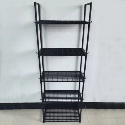 5-Shelf Adjustable Storage Rack 66 Lbs Capacity