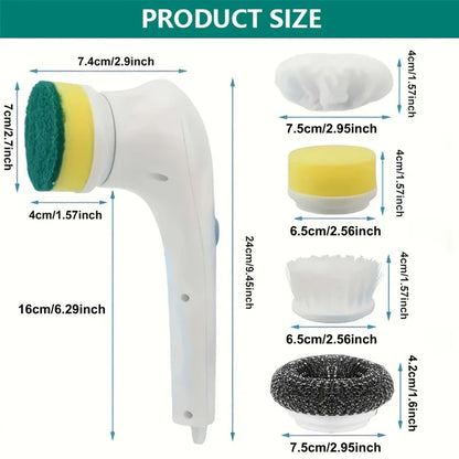 Waterproof Electric Cleaning Brush for Bathroom/Kitchen