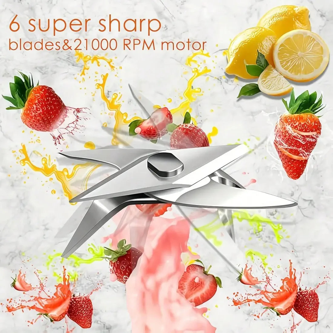 450ml Portable Smoothie Maker with Ice Crusher