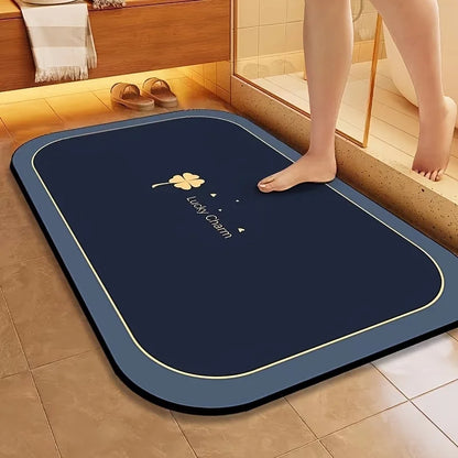 Quick Dry ,Super Absorbent, Non-slip Bath Mat