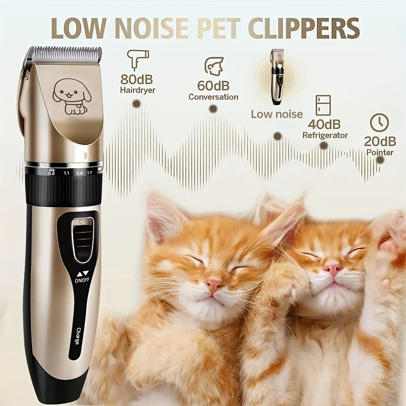 Pet Hair Trimmer Kit for Dogs and Cats