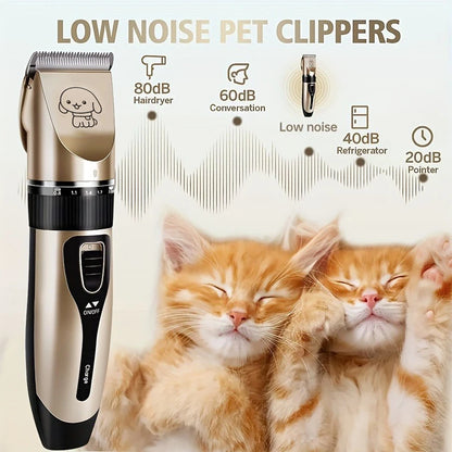 Pet Hair Trimmer Kit for Dogs and Cats