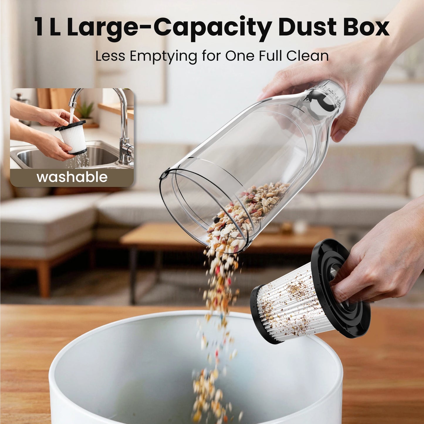 Corded 2 in 1 Lightweight Vacuum Cleaner For Pet Hair