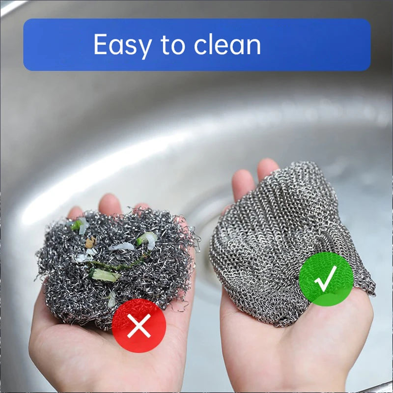 Stainless Steel Glove for Heavy Scrubbing