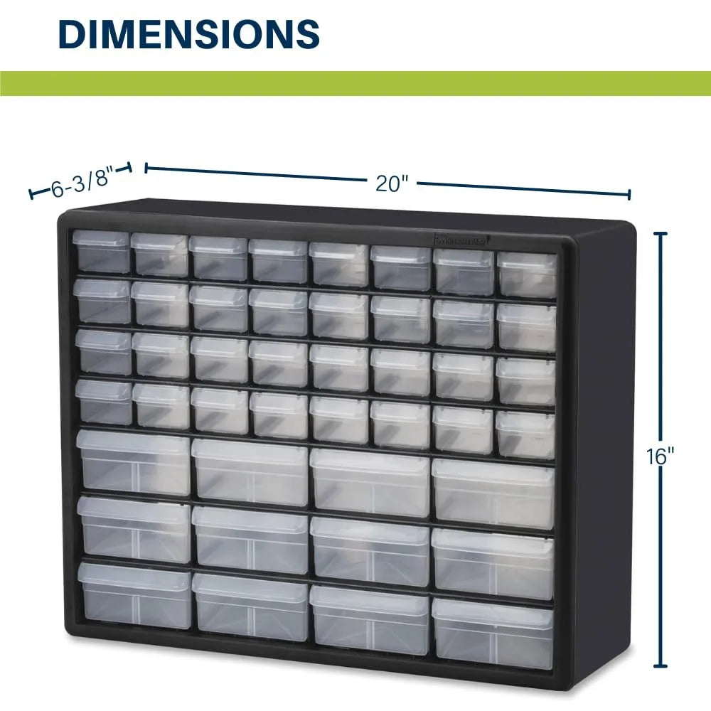 44-Drawer Storage Cabinet for Garage Organization