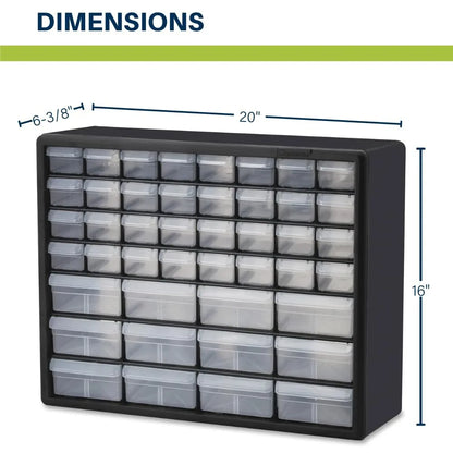 44-Drawer Storage Cabinet for Garage Organization
