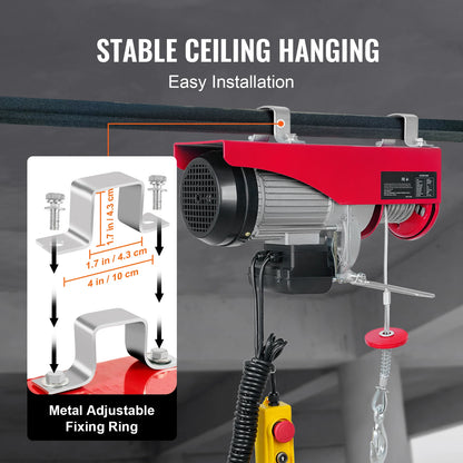 200-800kg Electric Hoist with Remote Control