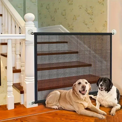 Dog Barrier Fence. Pet Security Gate for Indoor Outdoor