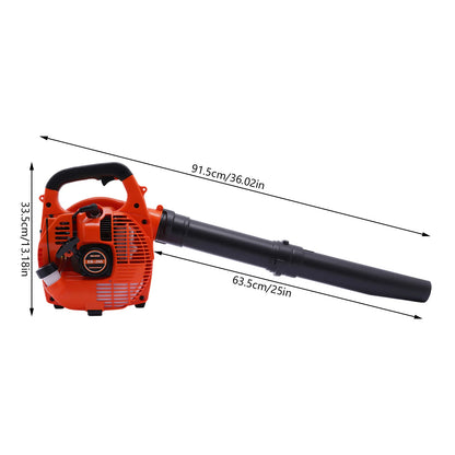 Handheld Gas Leaf Blower, 25.4CC 2-Stroke