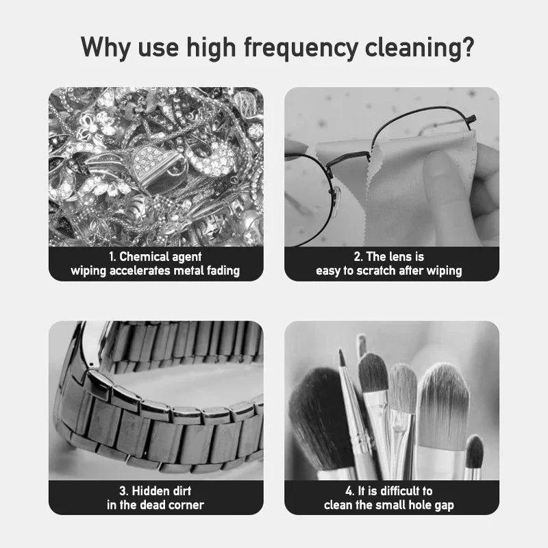 Ultrasonic Cleaning Machine for Jewelry, Glasses