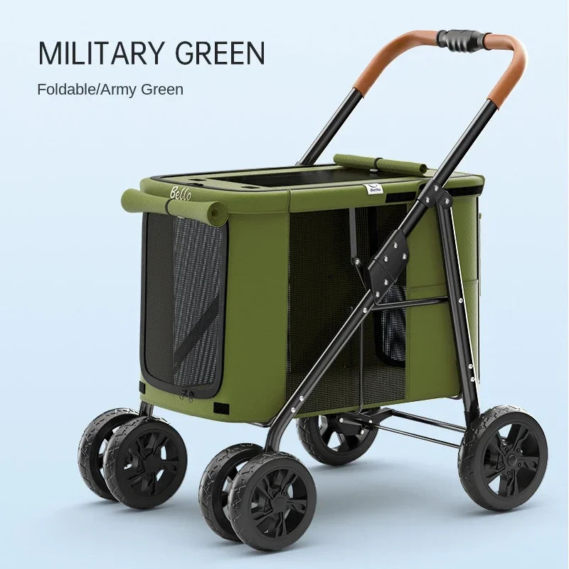 Large Multiple Pet Cart