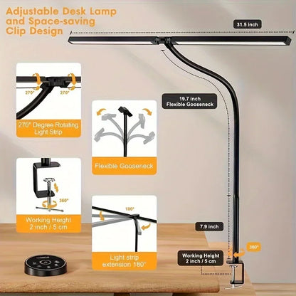 LED Desk Lamp for Home Office w/ Dimmer
