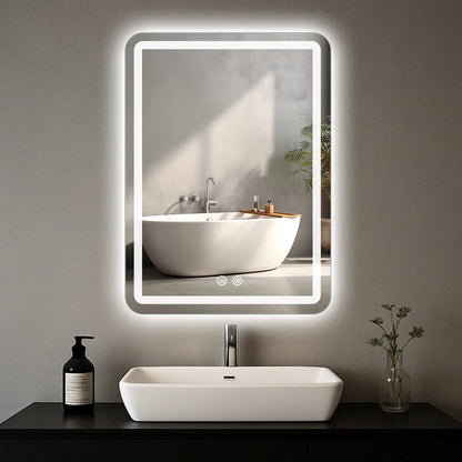 Backlit 20x28" Bathroom Vanity Mirror