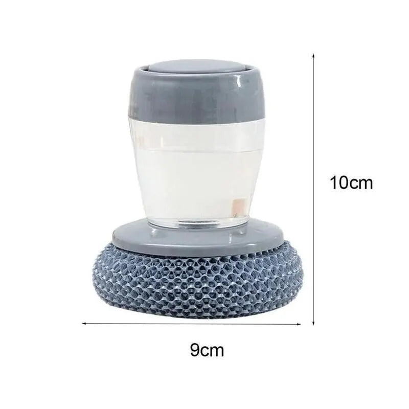 1pc Portable Kitchen Soap Dispensing Brush