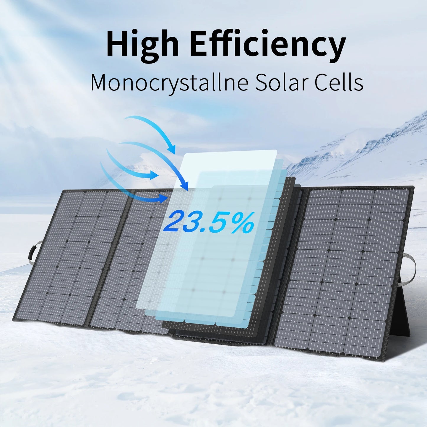 220W 110W Lightweight Portable Solar Panel