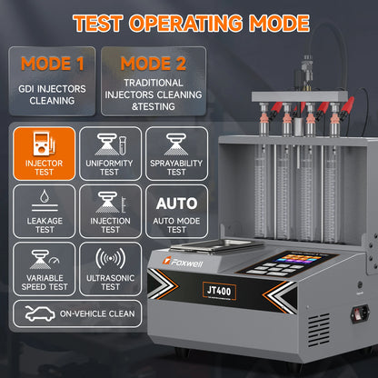 4 Cylinder Ultrasonic Fuel Injector Cleaner GDI EFI