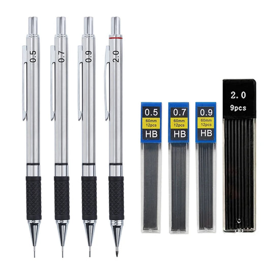 Mechanical Pencil Set with Extra Leads