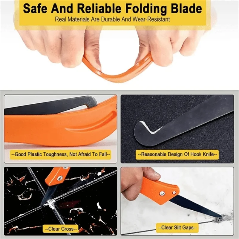 Professional Tile Gap Cleaning Hook Knife