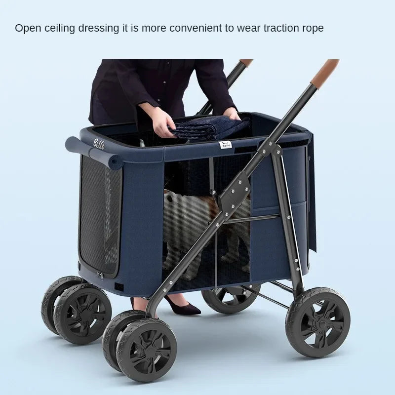 Large Multiple Pet Cart