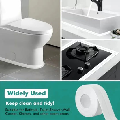 Shower, Sink, Bathroom &  Kitchen PVC Adhesive Sealing Strips