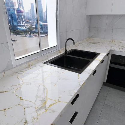Suitable for kitchen self-adhesive  pvc counter top replacement
