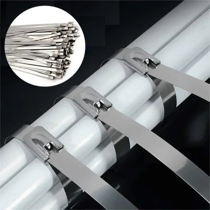 Stainless Steel Cable Ties w/Quantity & Size Choice