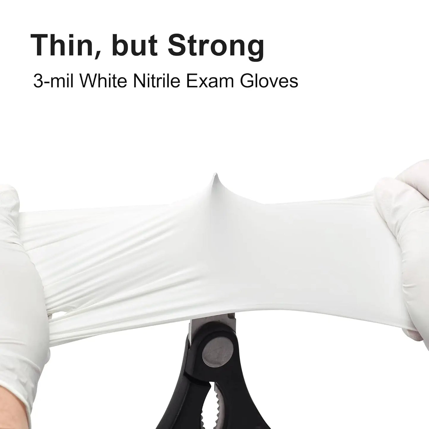 White Nitrile Gloves Perfect for Kitchen & Gardening