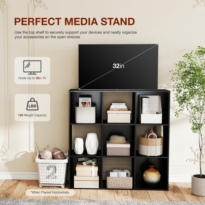 8 or 9 Cube Wooden Storage Organizer