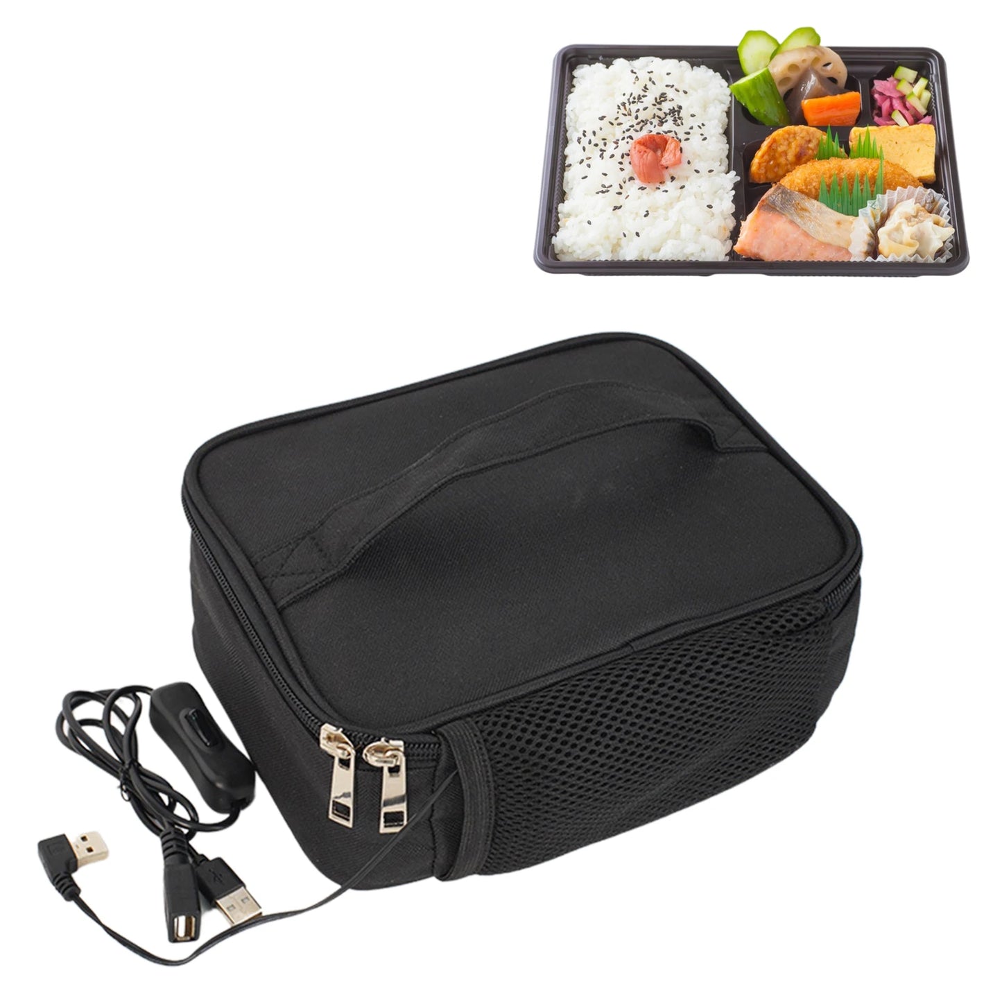 USB Lunch Bag Warmer For Office, Travel, Home or Kitchen